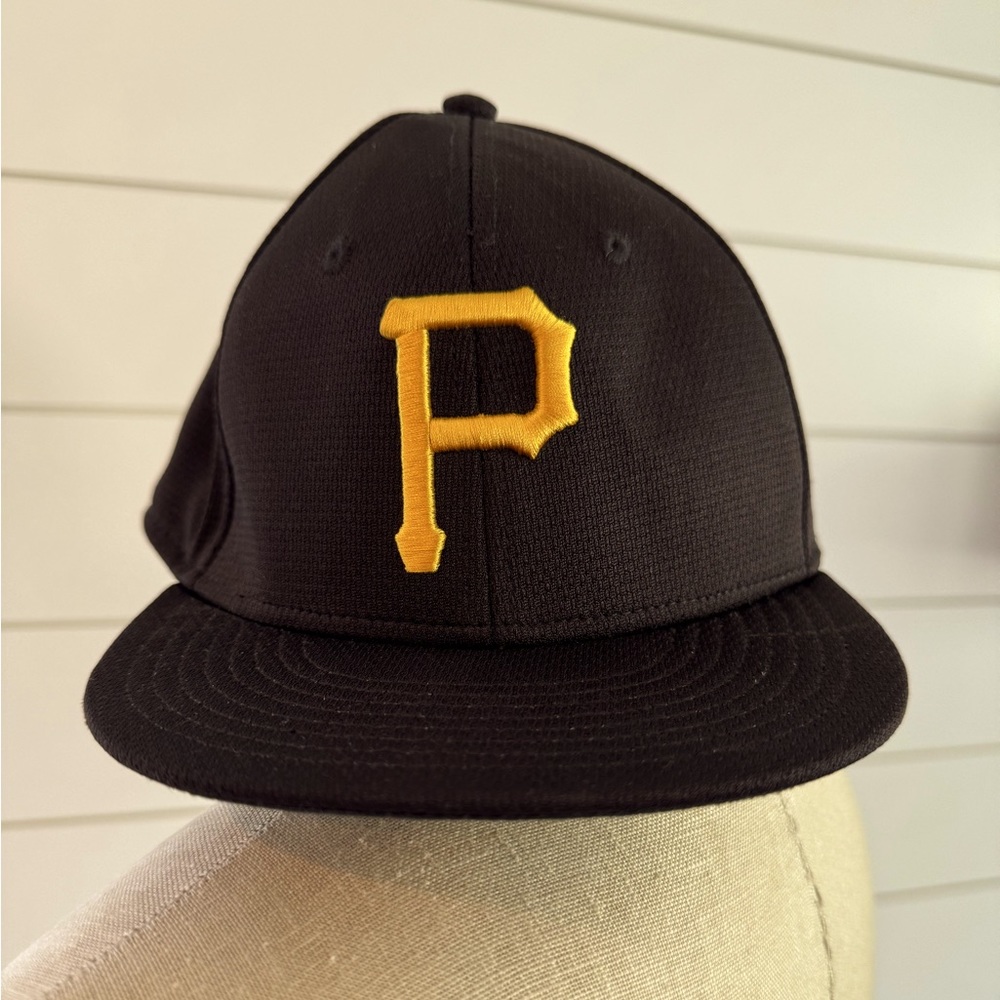 ⚡️Pittsburgh Pirates Hat Cap Strap Back Youth Black Yellow MLB Baseball